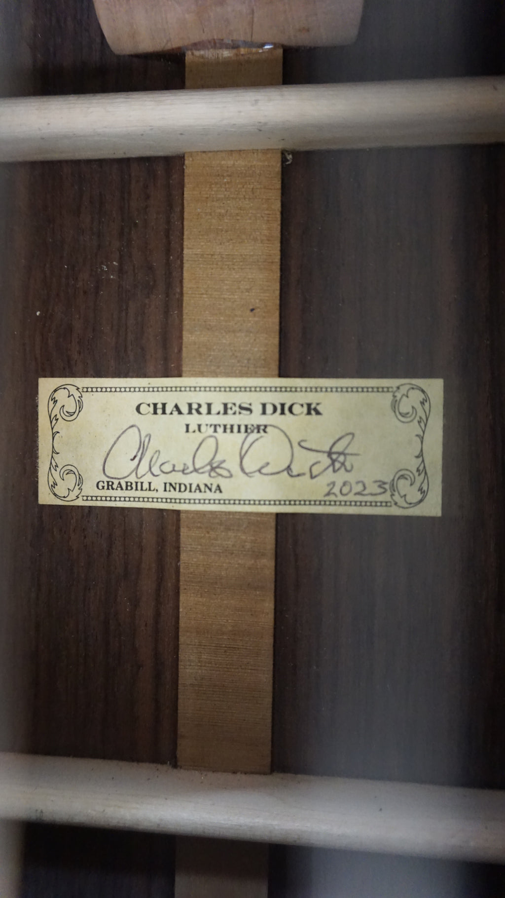 Charles Dick Luthiery Handmade Classical Guitar by Charles Dick 2023 - 650mm Indian Rosewood