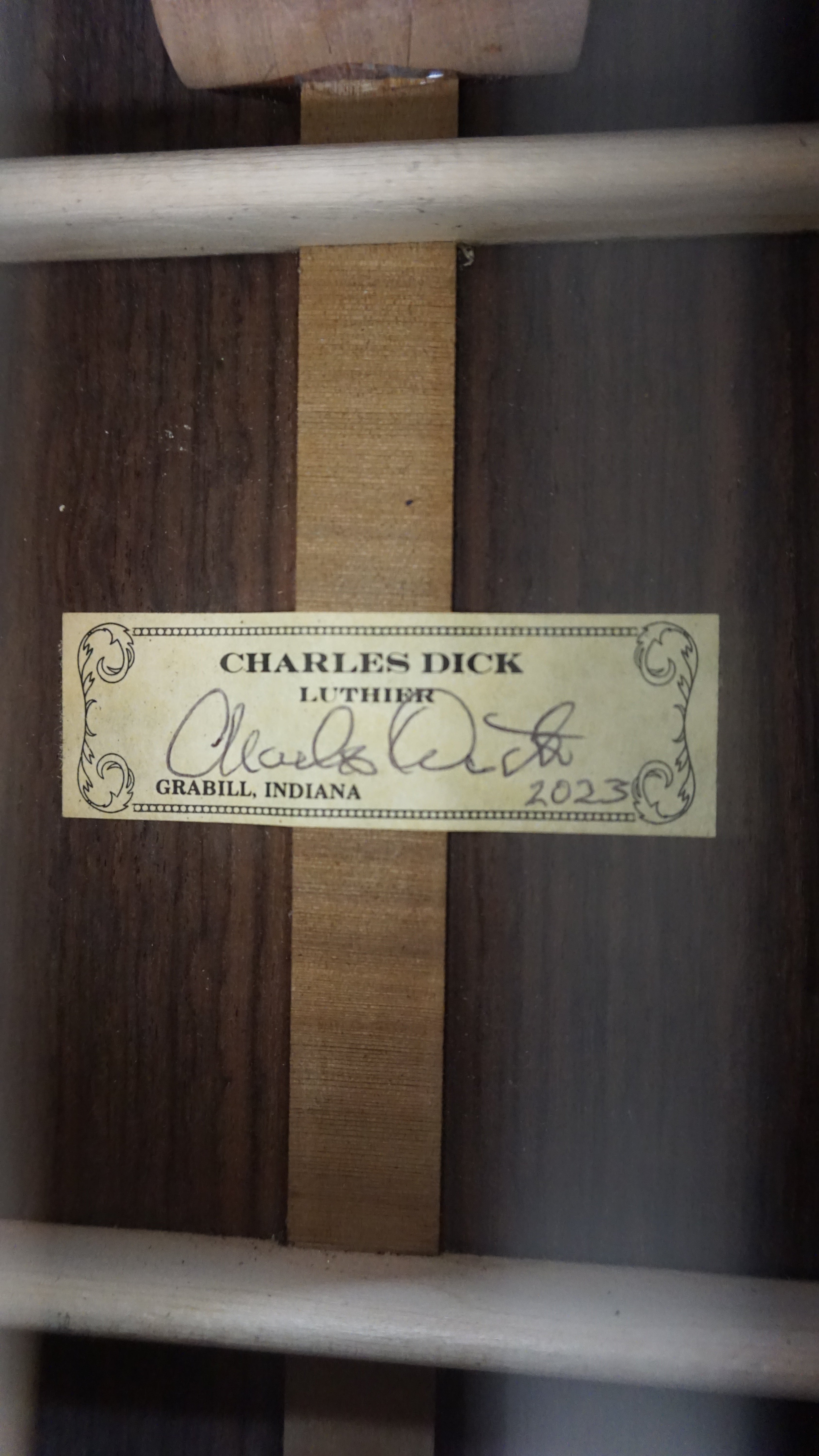 Charles Dick Luthiery Handmade Classical Guitar by Charles Dick 2023 - 650mm Indian Rosewood