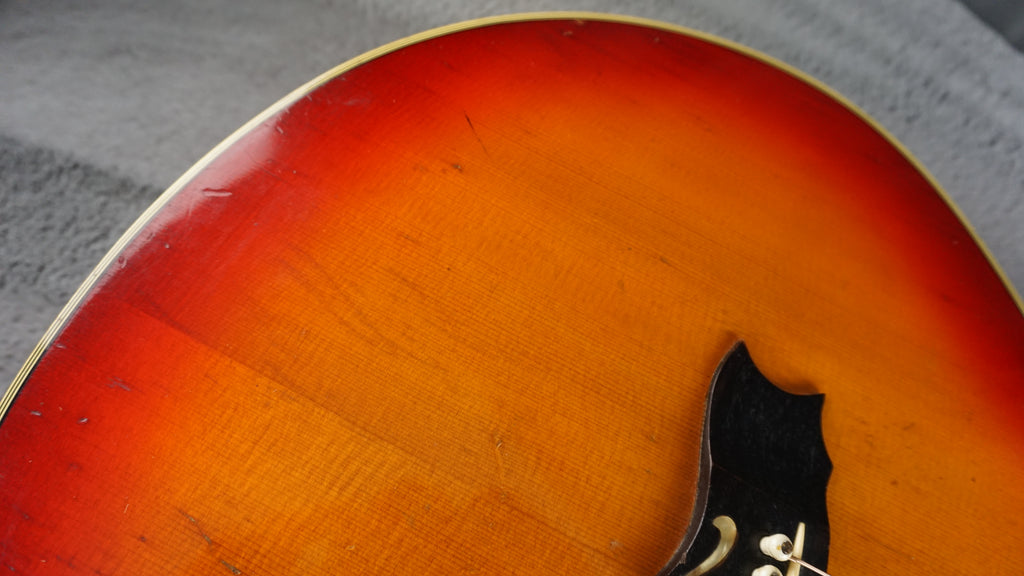 Morales M350 Jumbo Acoustic Japan Sunburst w/ Hard Case