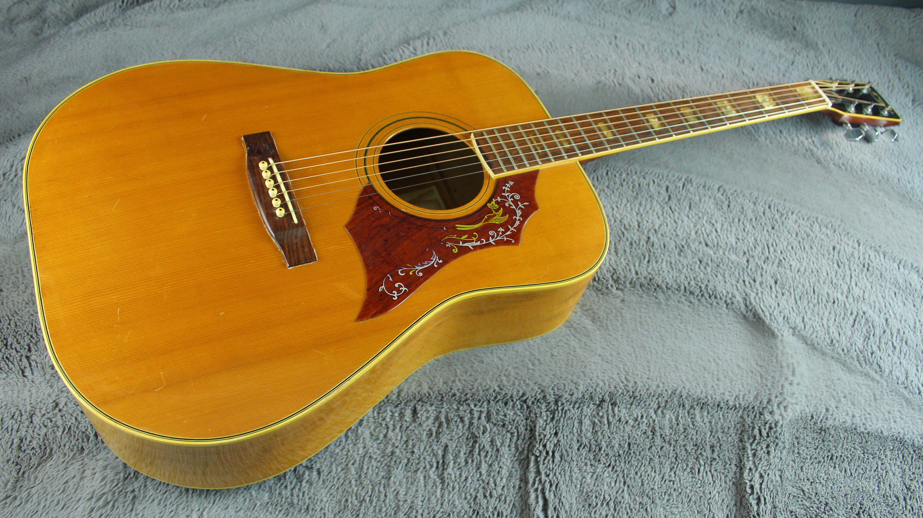 Roje by Zen-On 250 Hummingbird Style Acoustic Japan