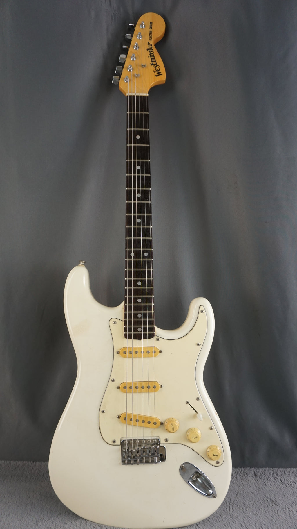 Westminster Electric Guitar - White - Japan w/ Hard Case