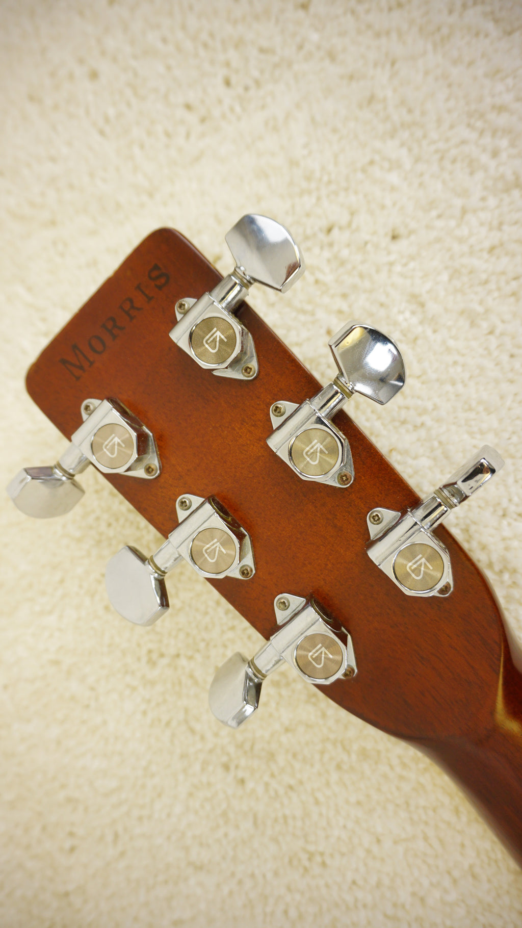 1973 Morris W-40 Vintage Japanese Dreadnought Acoustic Guitar w/ Hard Case
