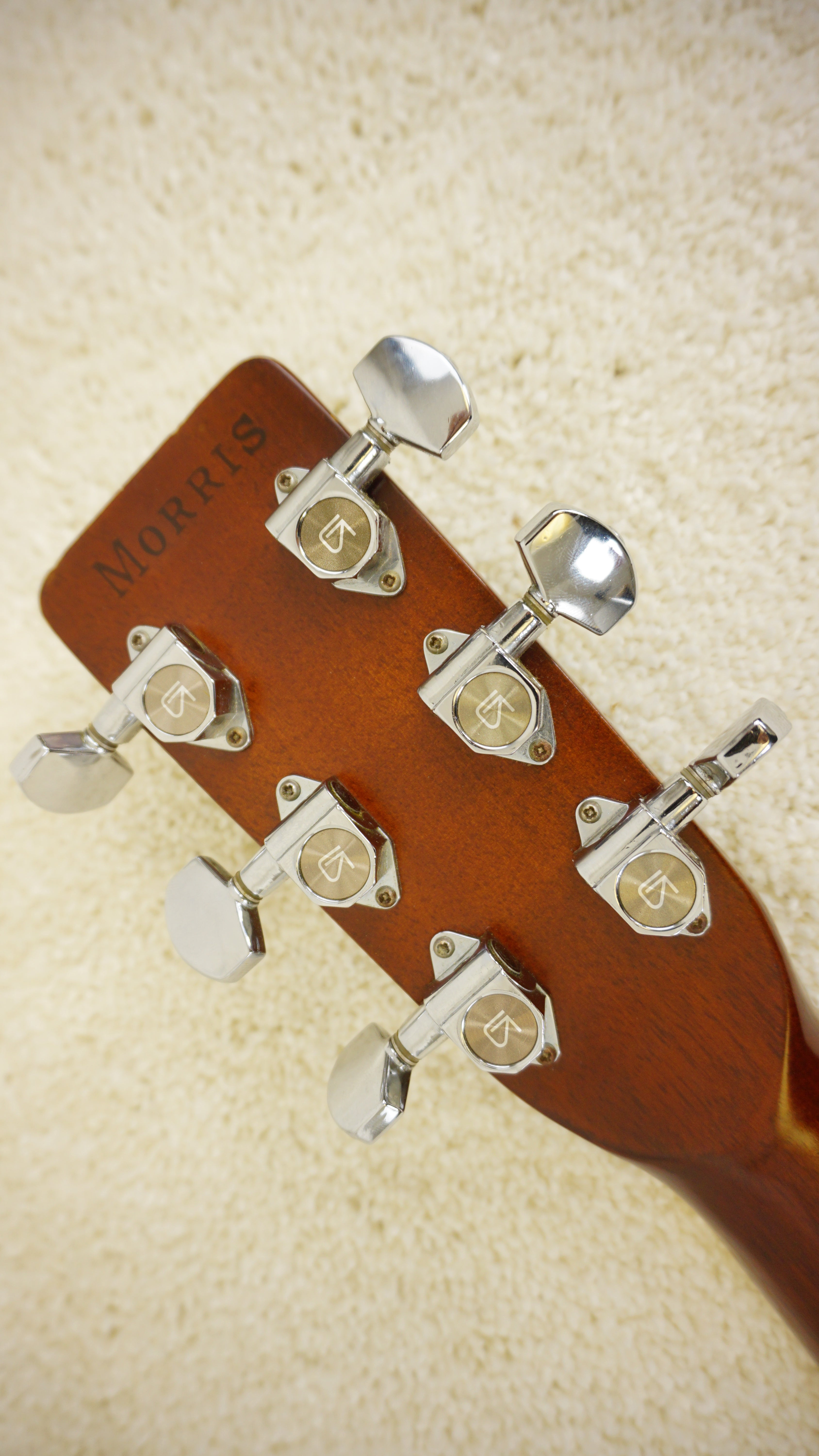 1973 Morris W-40 Vintage Japanese Dreadnought Acoustic Guitar w/ Hard Case