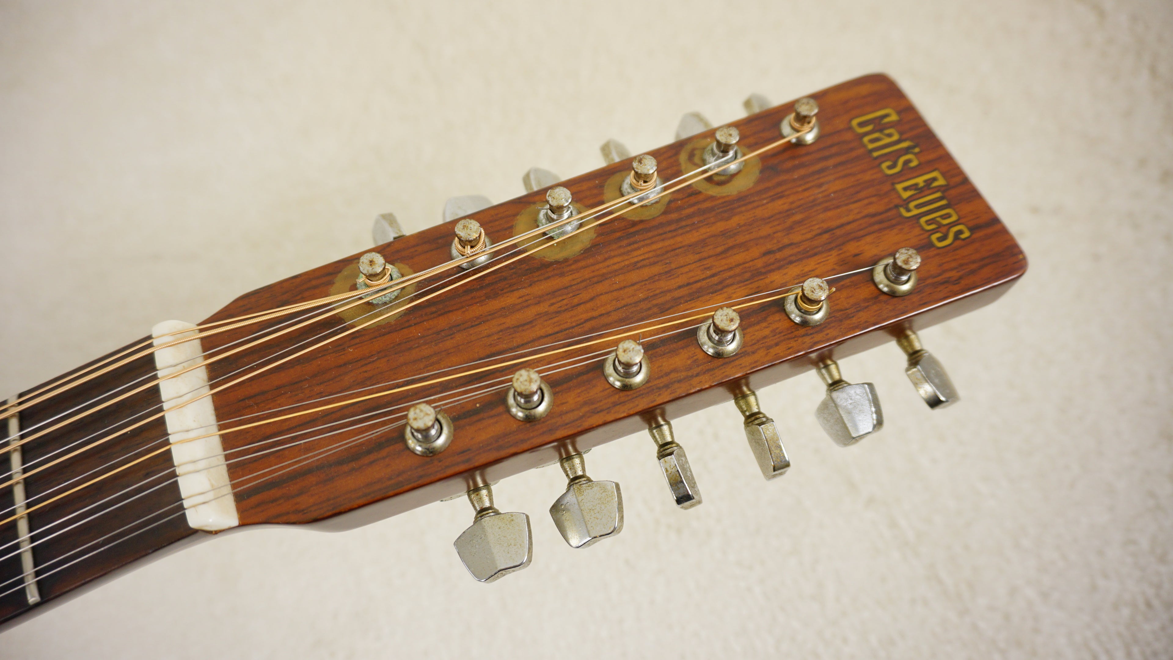Cat's Eyes CE-350TW 12-String Acoustic Guitar MIJ Japan w/ Hard Case