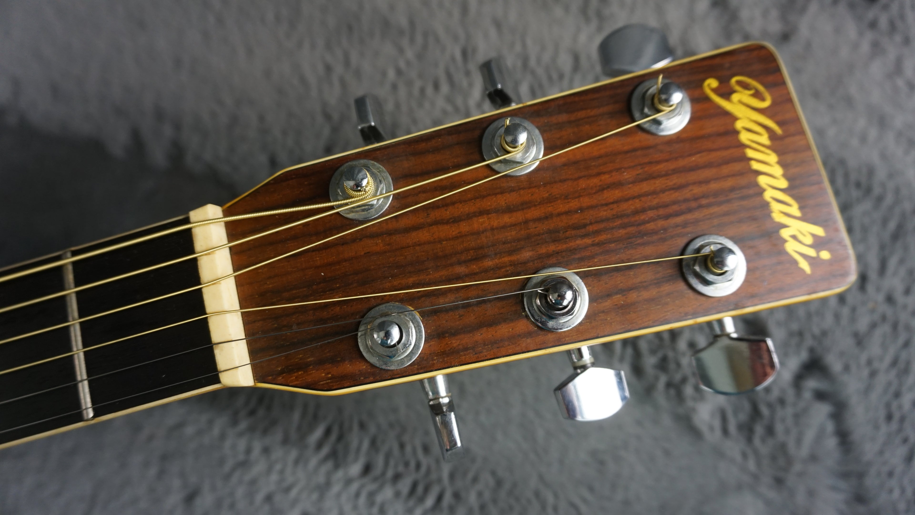 Yamaki D126 Dreadnought MIJ Acoustic Guitar w/ Original Hard Case