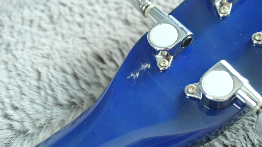 Morris F-02SBU Blue Japan Acoustic Guitar