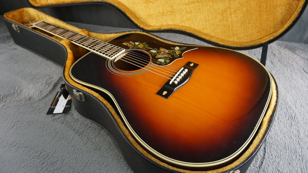 Yamaha L-8S Jumbo Acoustic Guitar MIJ Japan Vintage Sunburst w/ Original Hard Case