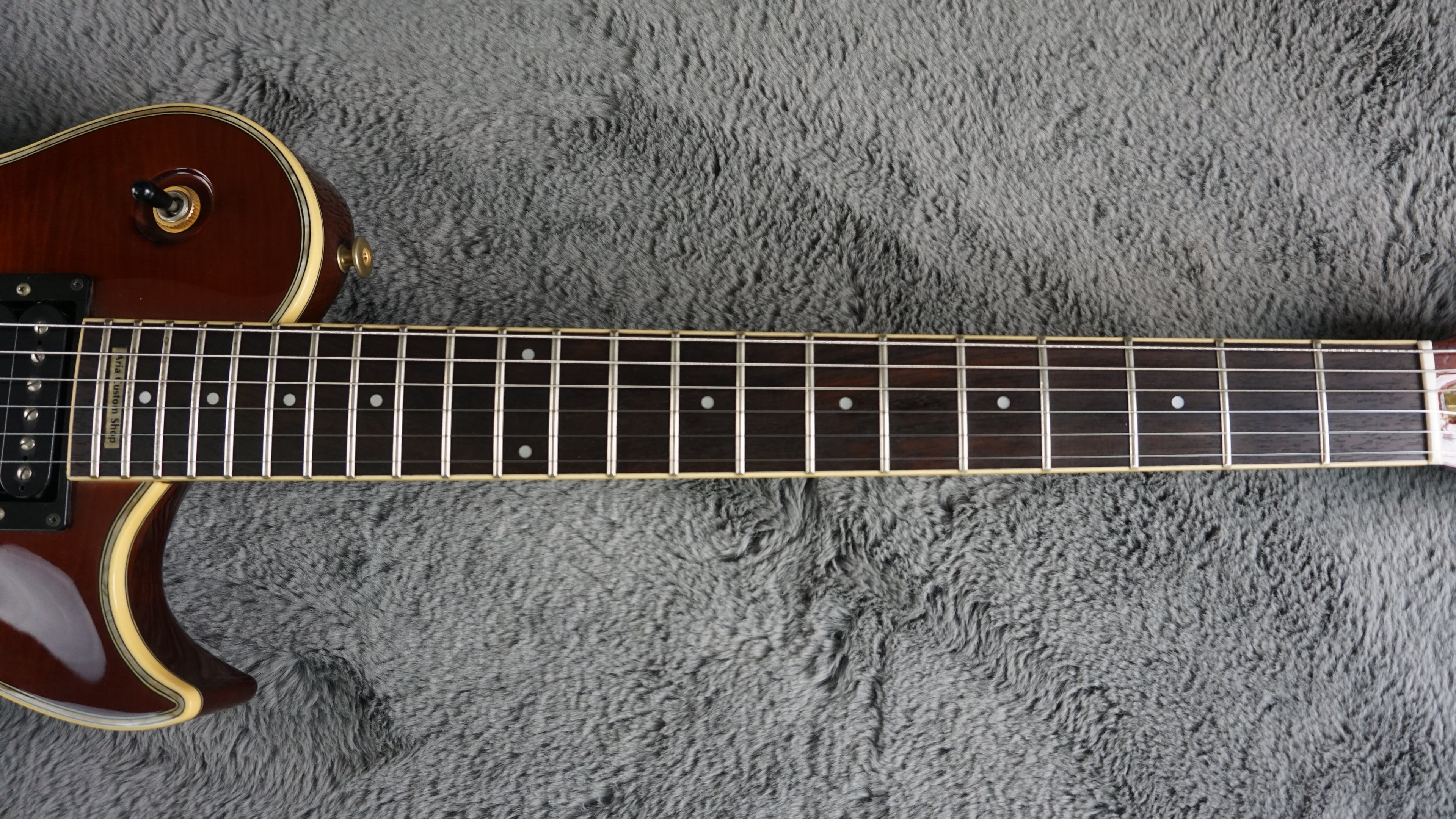 Aria Custom Shop PE-MID-I MIJ Flame Top MIDI Guitar w/ Original Case & Paperwork