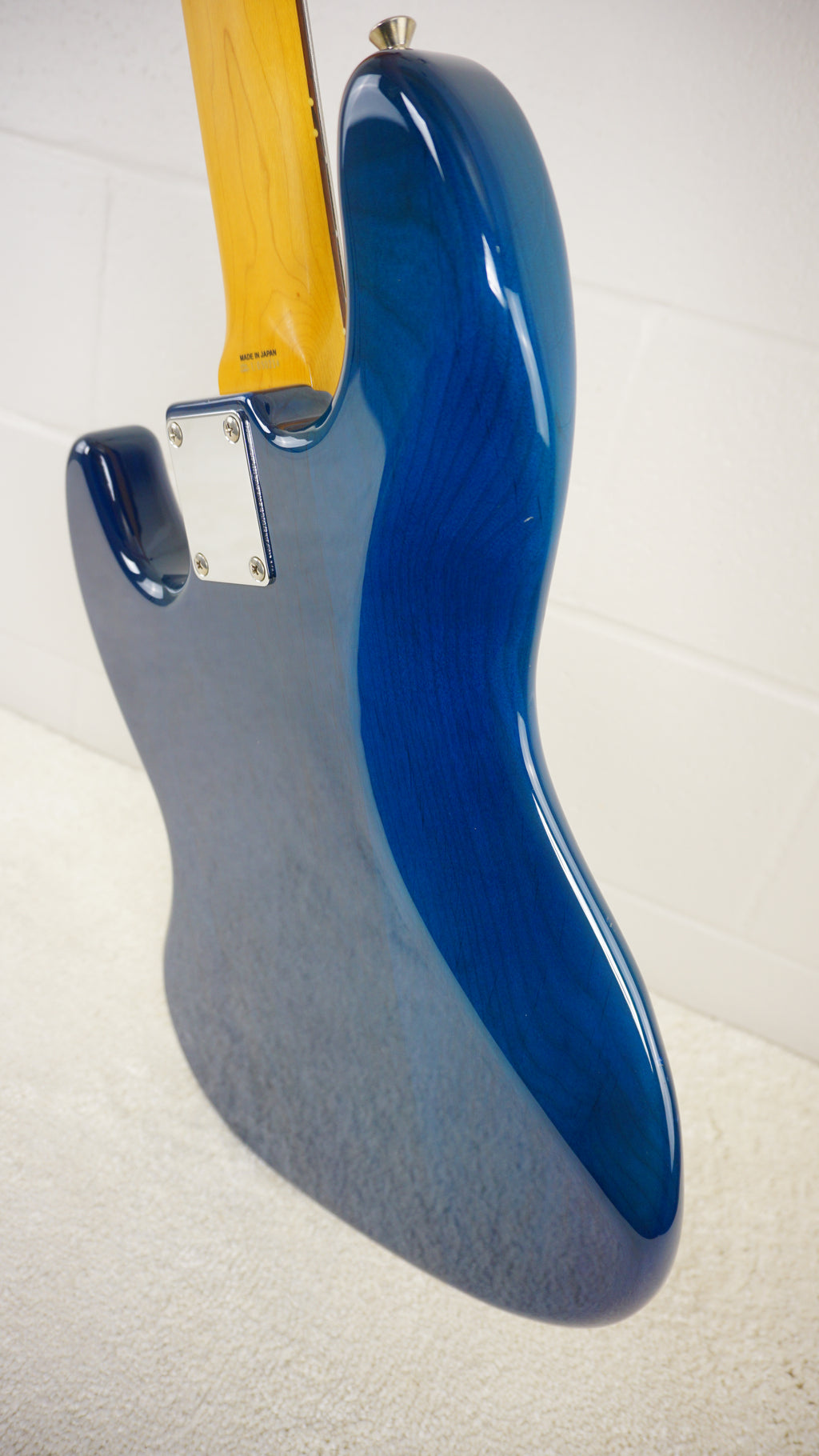 Fender Japan Jazz Bass 62 Reissue PJ Pickups - Badass Bridge - Translucent Blue - Matching Headstock