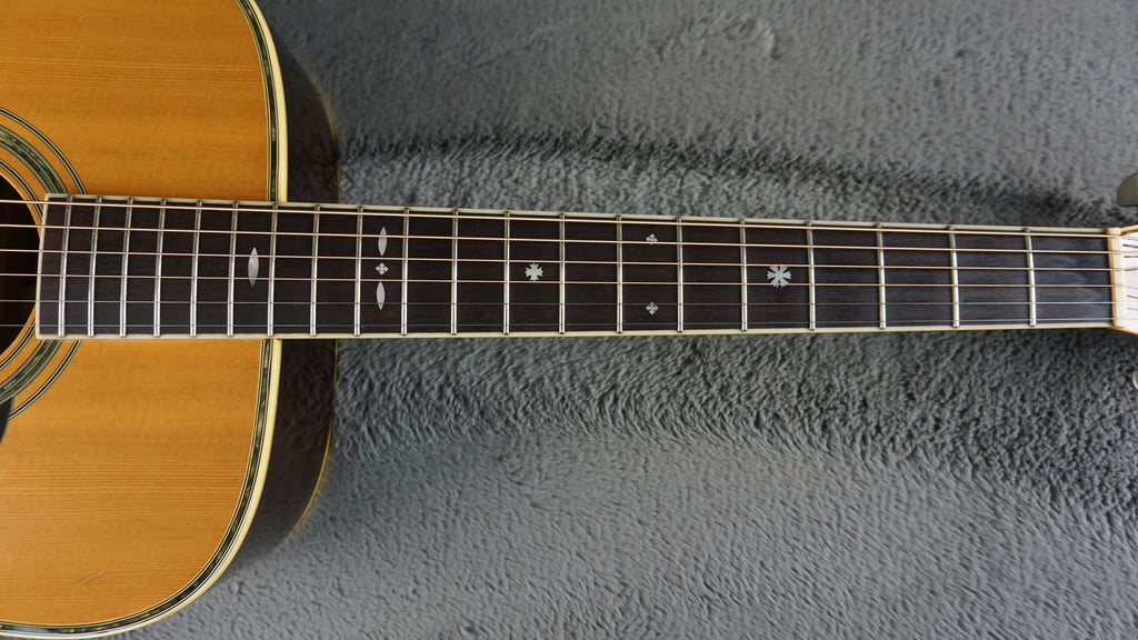 Three S W-300D Vintage Japanese Dreadnought Acoustic Guitar w/ OHSC Nagoya Japan