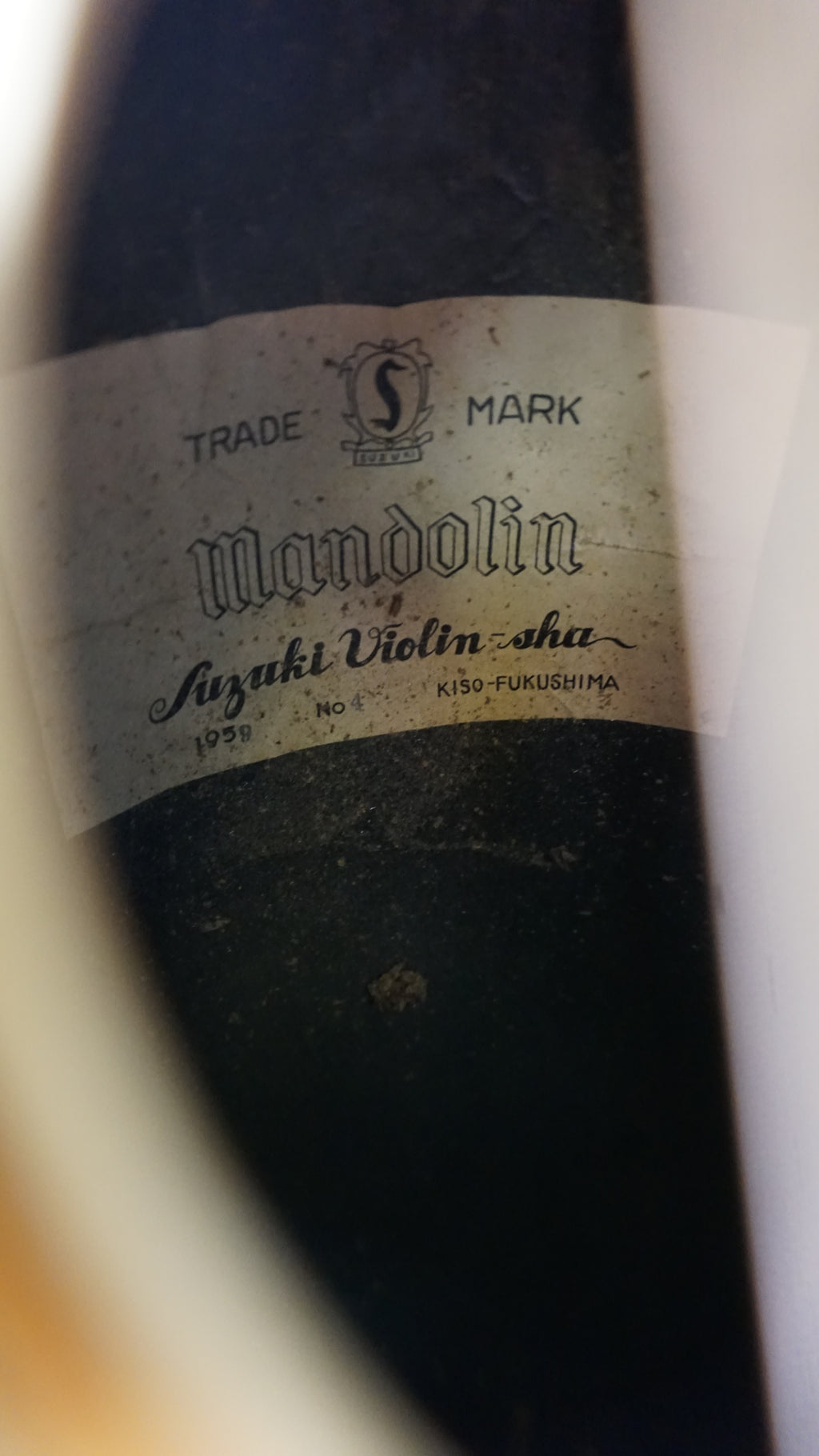 Suzuki No. 4 Mandolin 1959 Japan