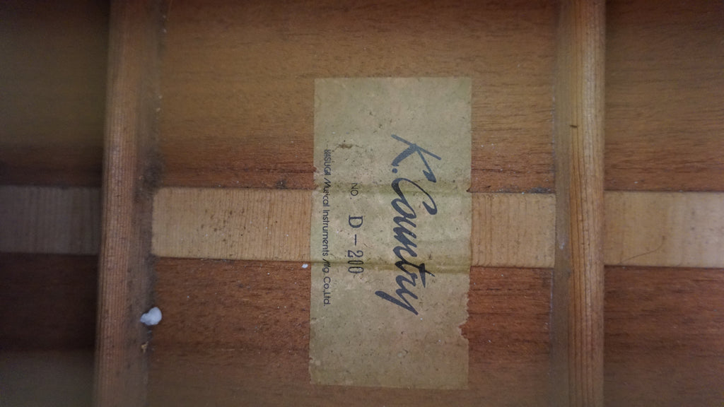 Kasuga K. Country D-200 Acoustic Guitar