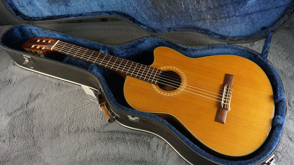 Vantage VC-20CE Classical Guitar w/ Hard Case