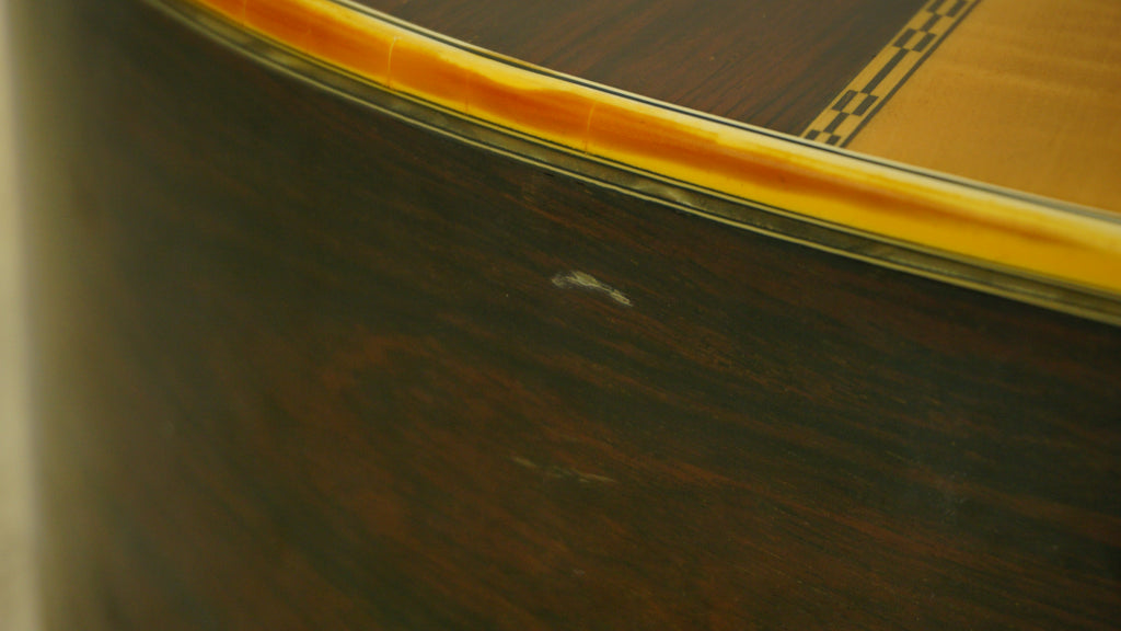 1973 Morris W-40 Vintage Japanese Dreadnought Acoustic Guitar w/ Hard Case