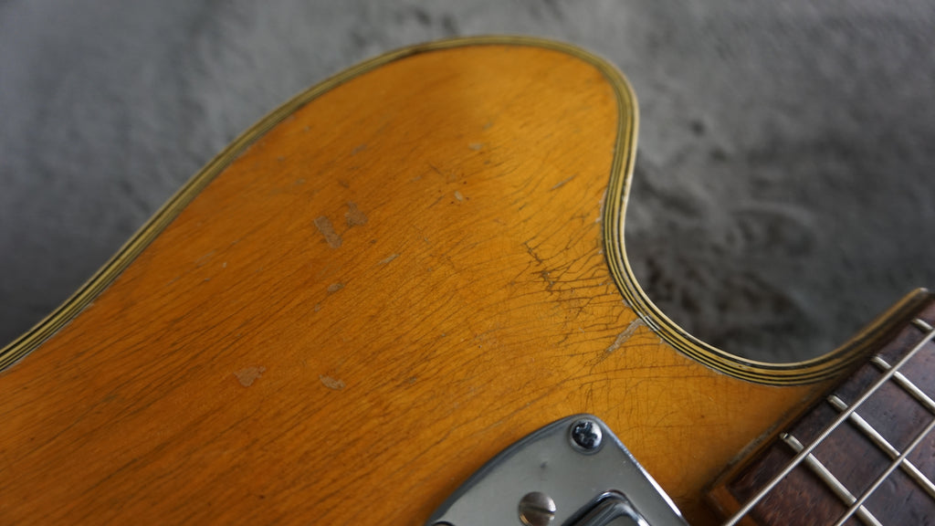 1960s Teisco EP-18 Triple Pickup Hollowbody Japan Vintage Electric Guitar Natural