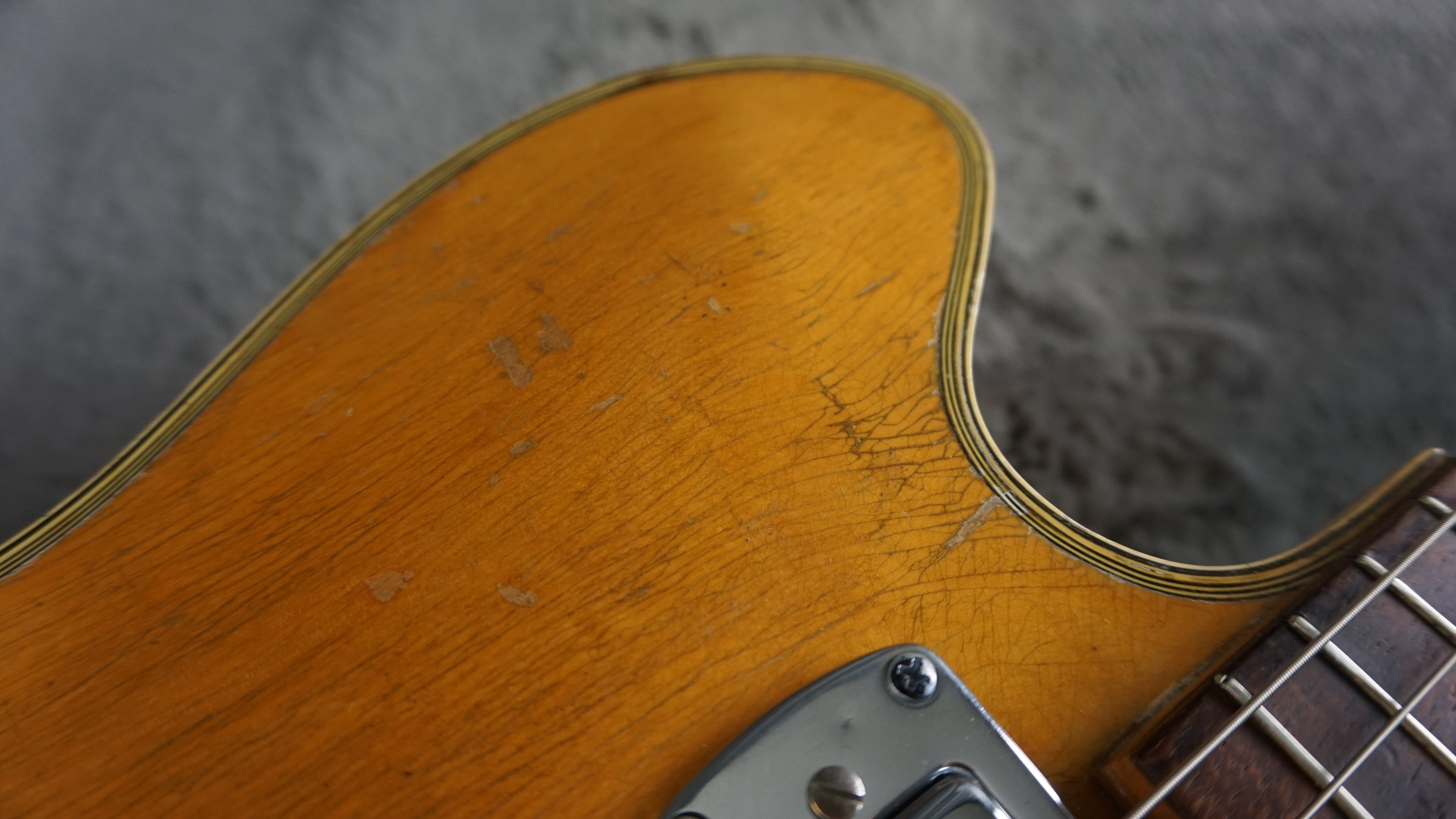 1960s Teisco EP-18 Triple Pickup Hollowbody Japan Vintage Electric Guitar Natural