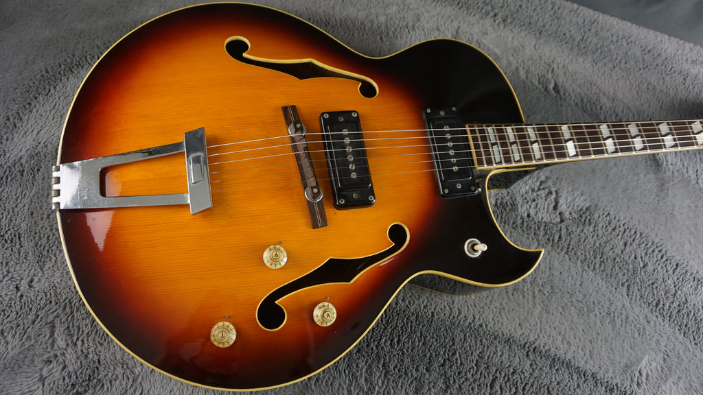 Guyatone Hollowbody Electric 1960s - Sunburst Japan Dual Pickup