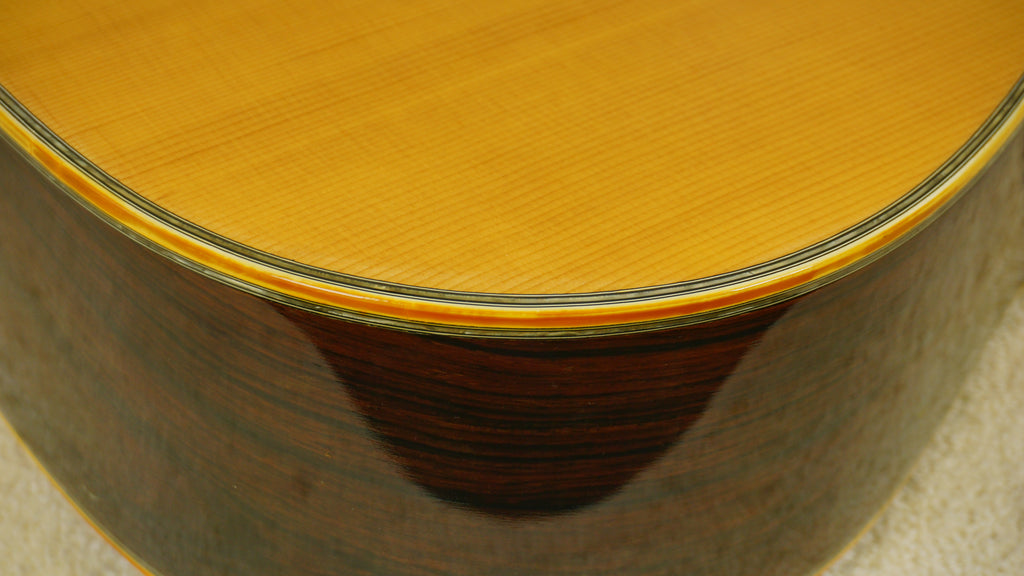 1973 Morris W-40 Vintage Japanese Dreadnought Acoustic Guitar w/ Hard Case