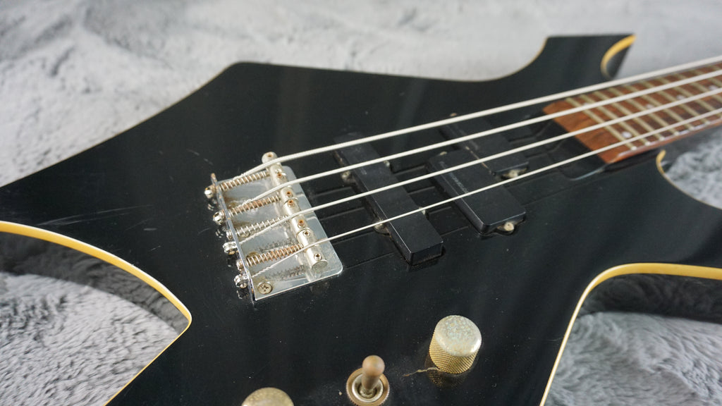 Burny XB-95H - Black Bass Guitar