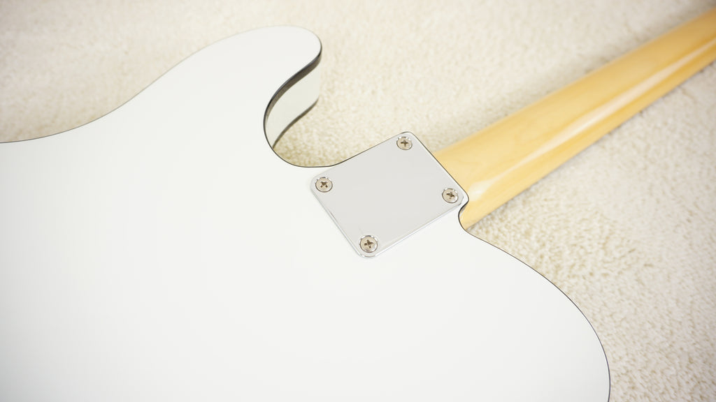 Fender FSR Traditional II 60s Telecaster Custom RW 2025 Olympic White w/ Black Binding MIJ