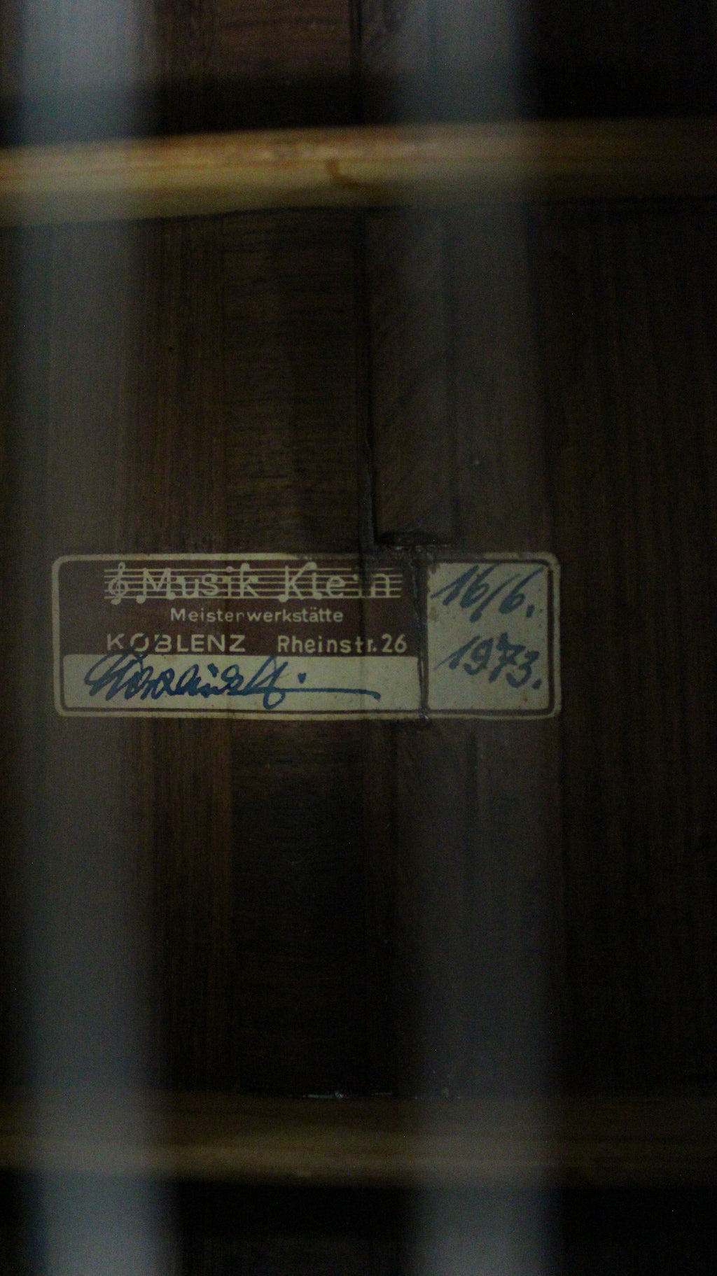 Hand Made Music Klein Number 16 1973 Master Workshop German Classical - Rare