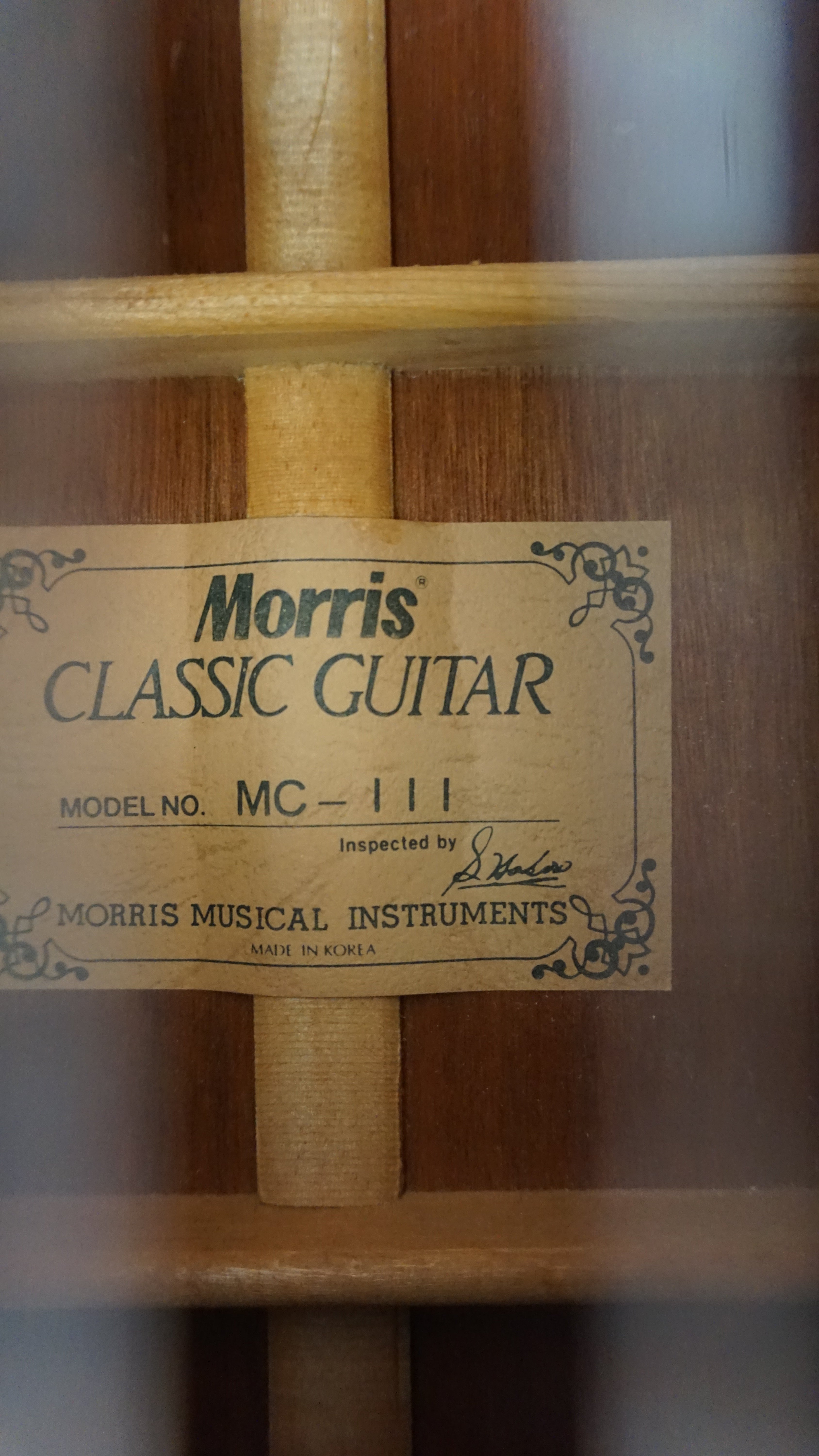 Morris MC-111 Japan Classical Guitar