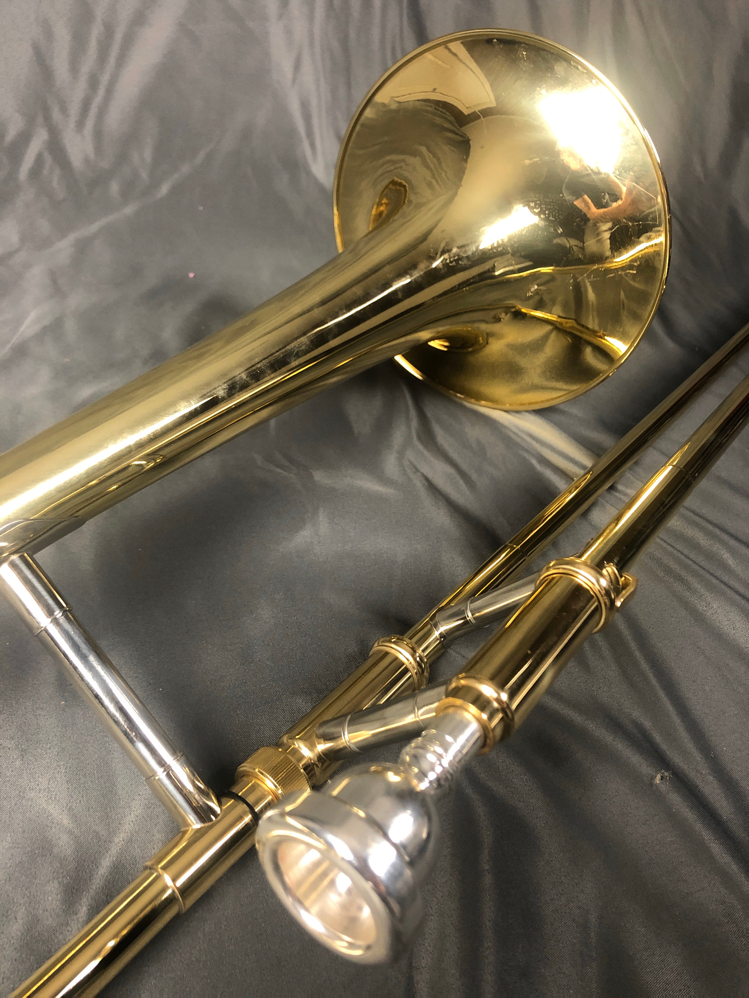 Allora Student Trombone  Brass / Chrome