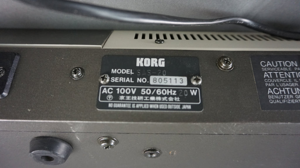 Korg SAS-20 Personal Keyboard