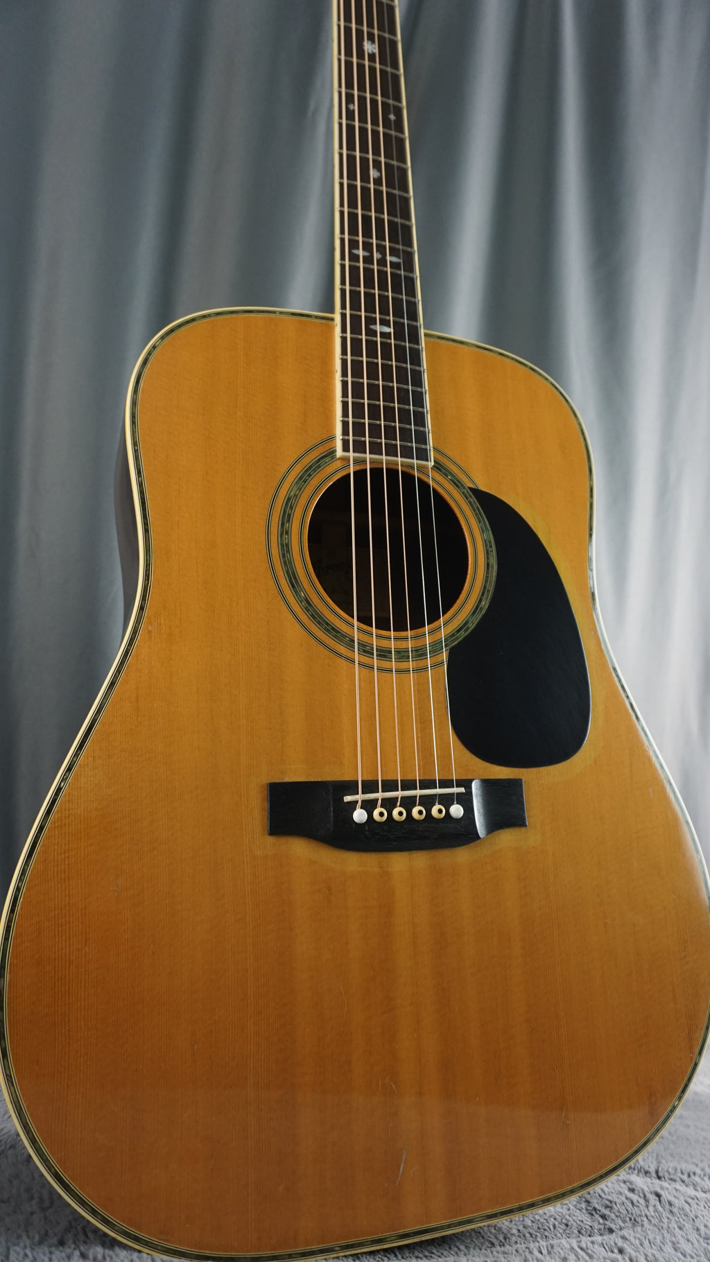 Three S W-300D Vintage Japanese Dreadnought Acoustic Guitar w/ OHSC Nagoya Japan