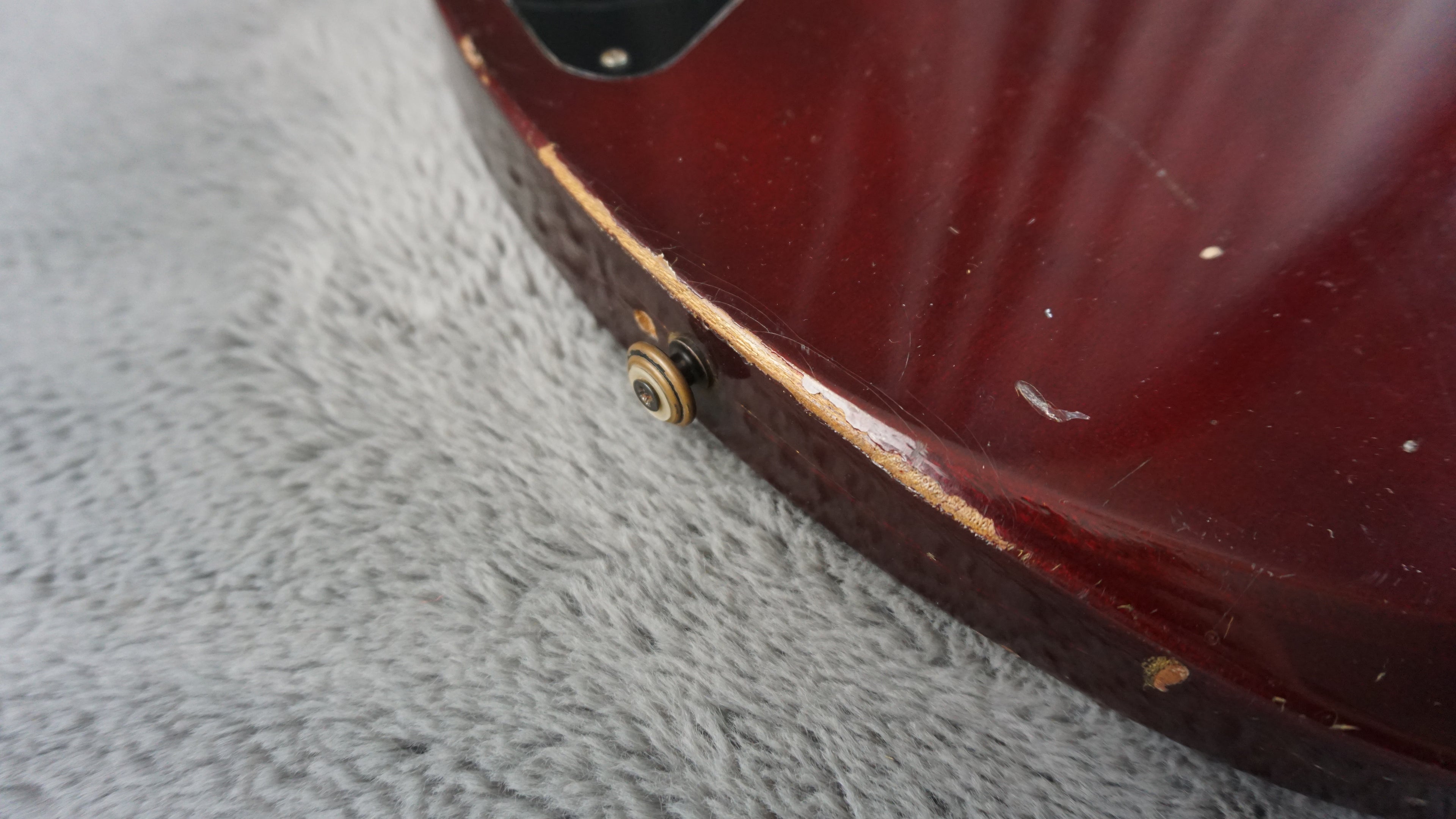 Greco SG-Style Bass MIJ Cherry Red Vintage Short Scale Bass Guitar