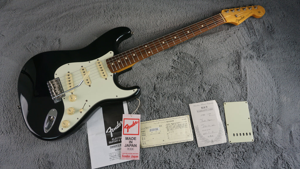 Fender Japan ST62-TX Stratocaster Black Crafted in Japan CIJ 2015 Texas Special Pickups