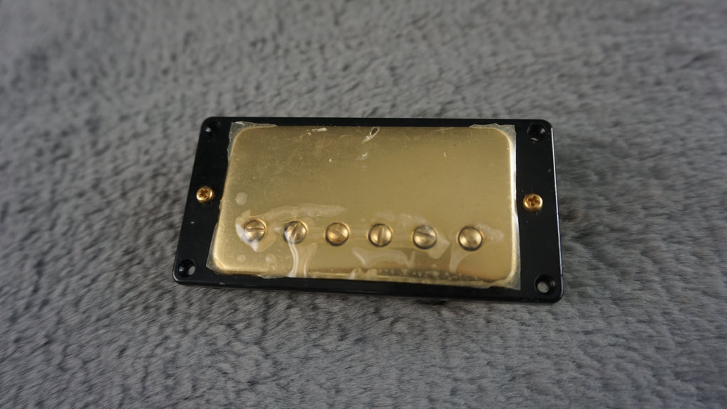 Tokai Humbucker Gold Cover w/ Black Pickup Ring - 2 Wire