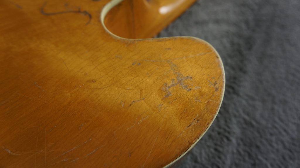 1960s Teisco EP-18 Triple Pickup Hollowbody Japan Vintage Electric Guitar Natural