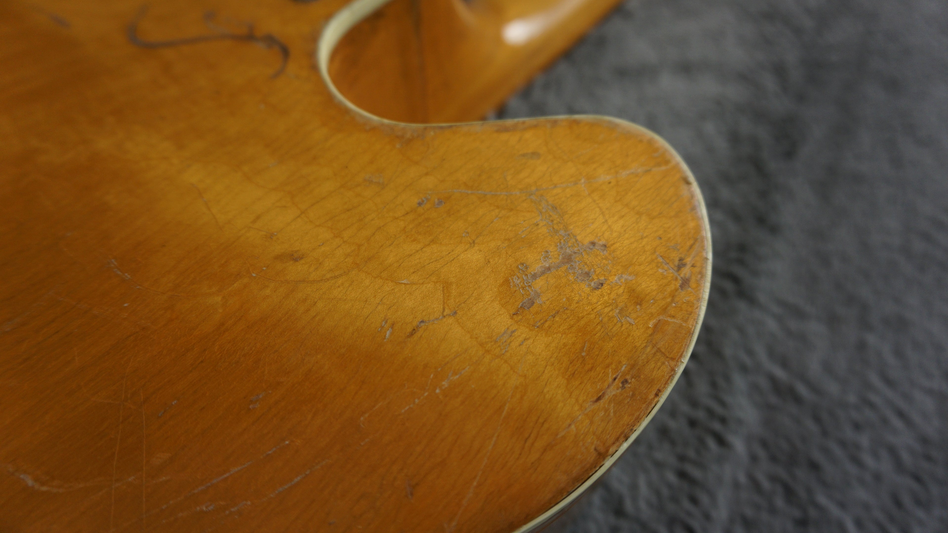 1960s Teisco EP-18 Triple Pickup Hollowbody Japan Vintage Electric Guitar Natural