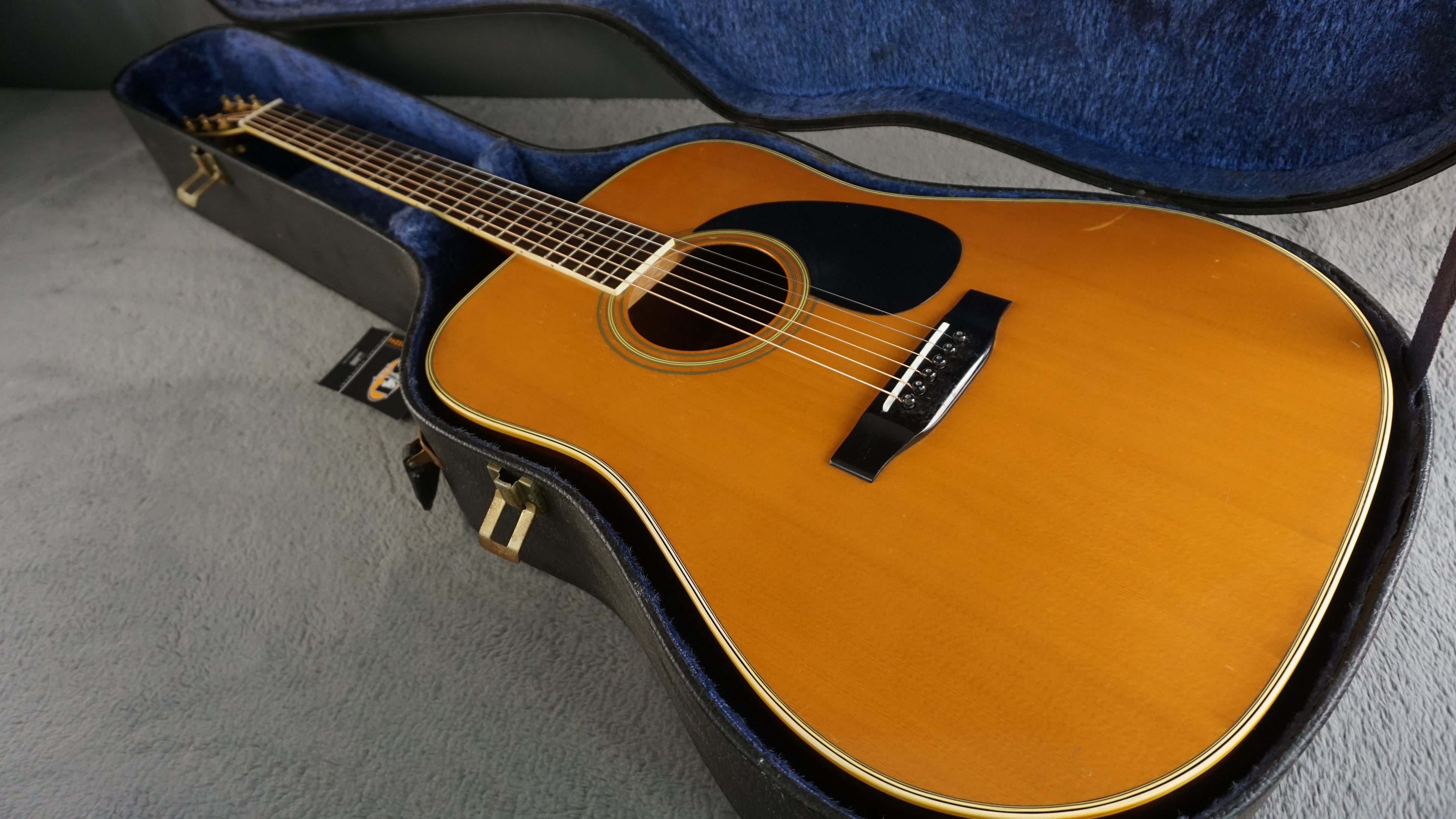Jagard JD-250 Dreadnought Acoustic Guitar MIJ Japan w/ Hard Case
