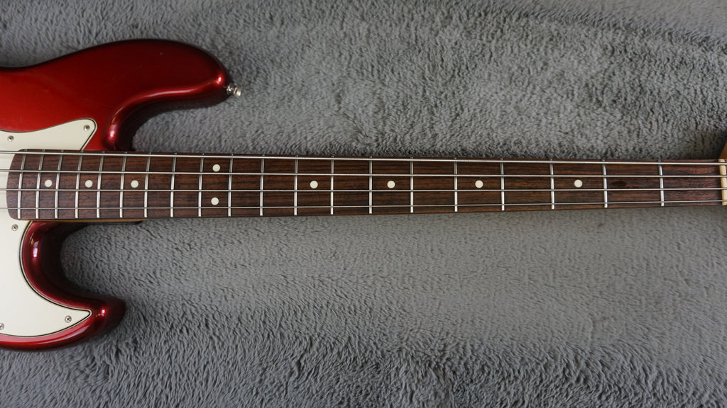 94-95 Fender Japan Jazz Bass Candy Apple Red w/ Gig Bag