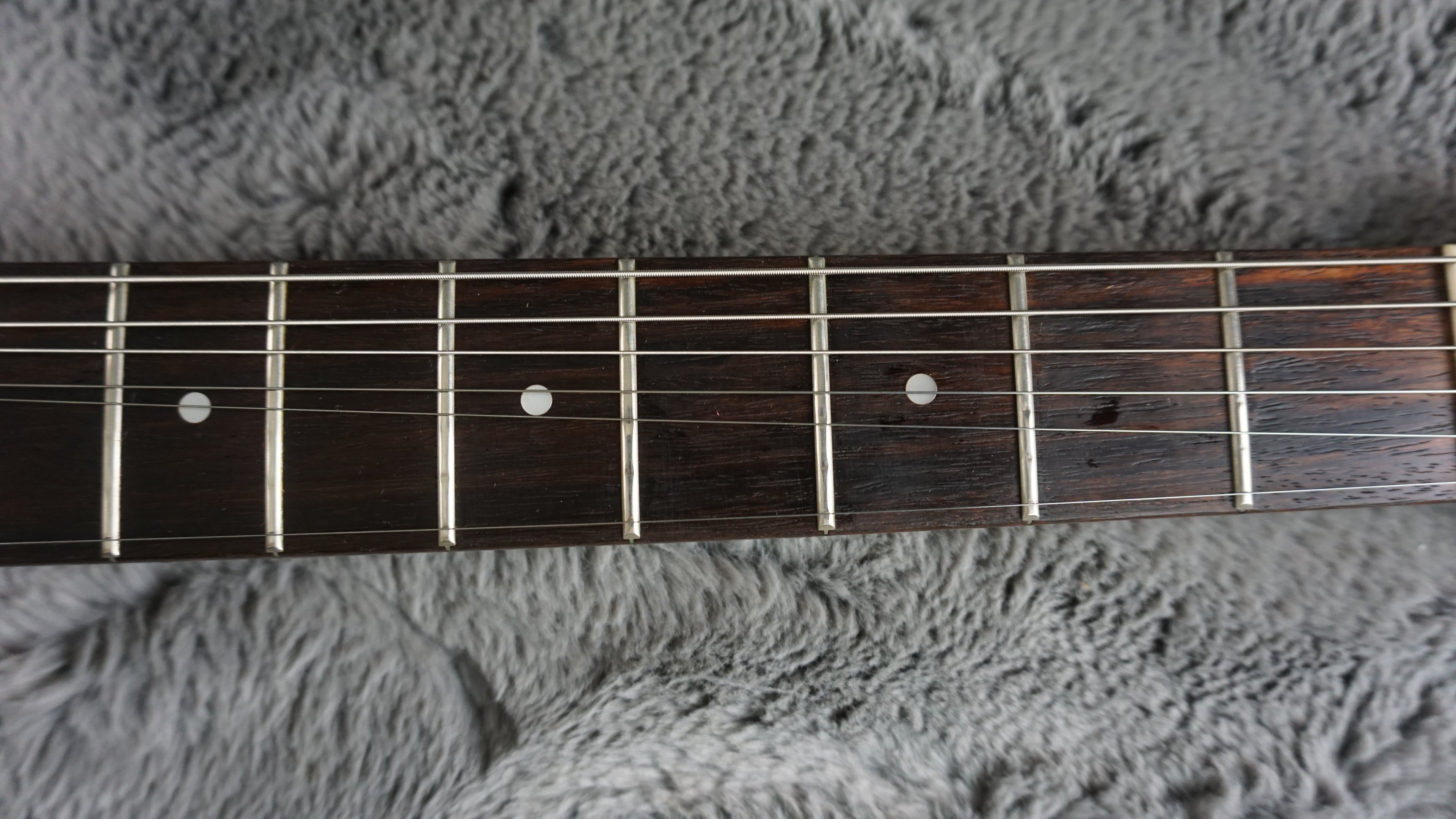Fernandes “The Function” ST-45C MIJ Electric Guitar Blue Burst Flame Top w/ Fernandes Hard Case
