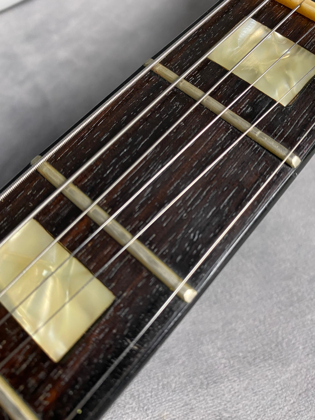 Heerby SG Kasuga MIJ Rare! Neck Thru 1977 Trans Red