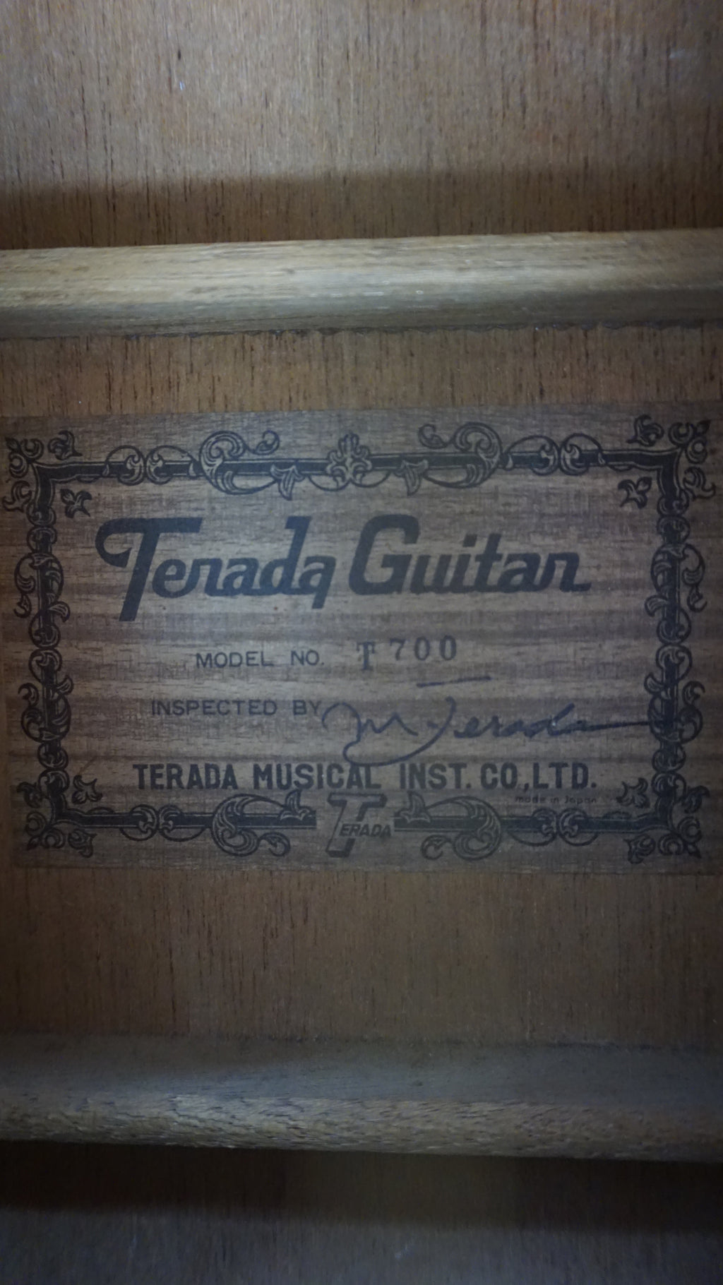 Terada T-700 Japan Acoustic Guitar