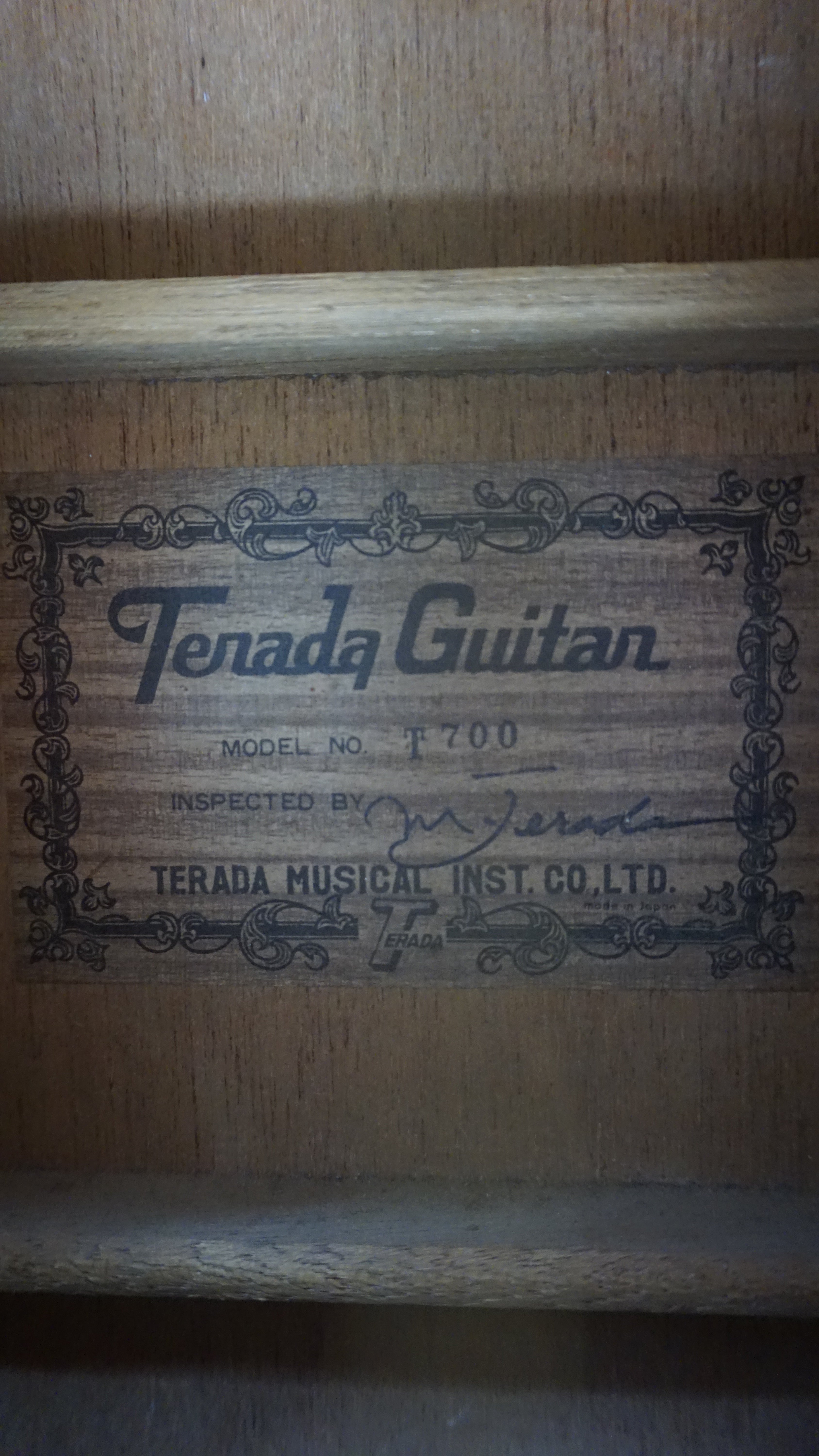 Terada T-700 Japan Acoustic Guitar