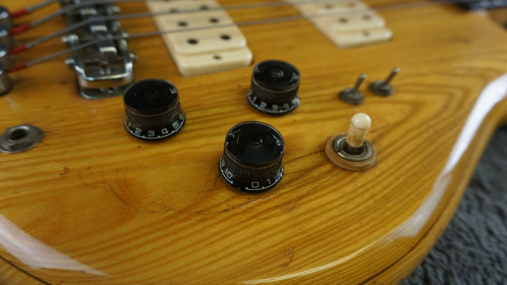 Greco GOB-900 Bass Made in Japan Natural Ash Neck-Through Bass