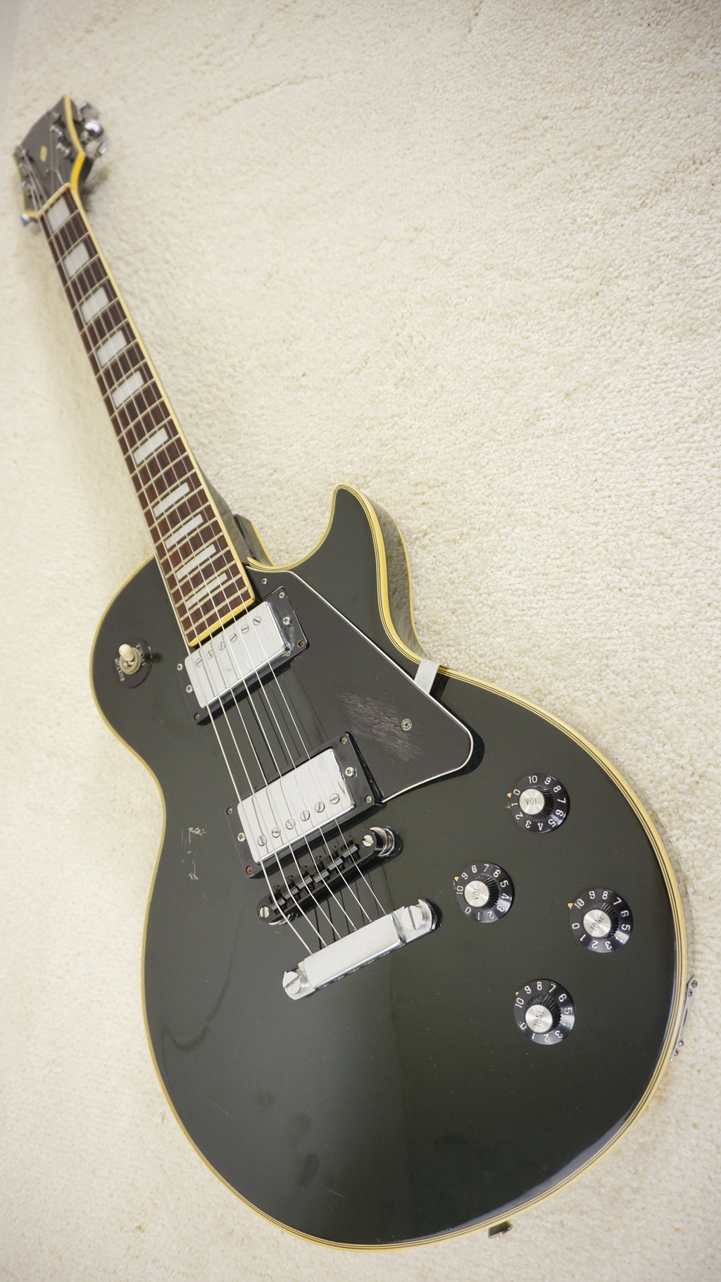 Vintage Lawsuit Single Cut Electric Guitar Black MIJ Japan
