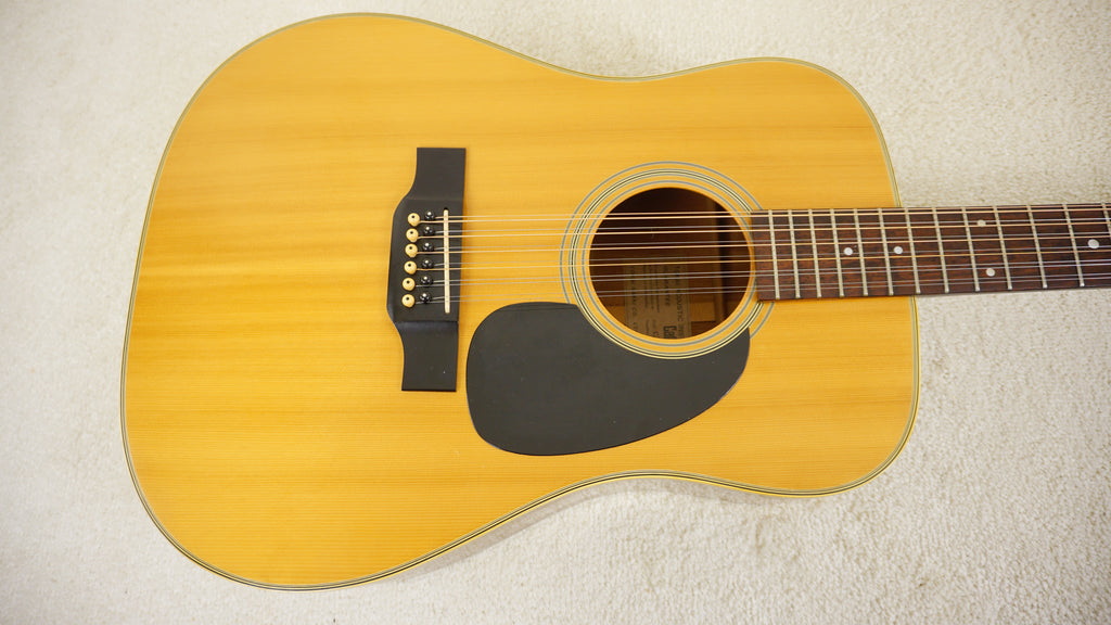 Cat's Eyes CE-350TW 12-String Acoustic Guitar MIJ Japan w/ Hard Case