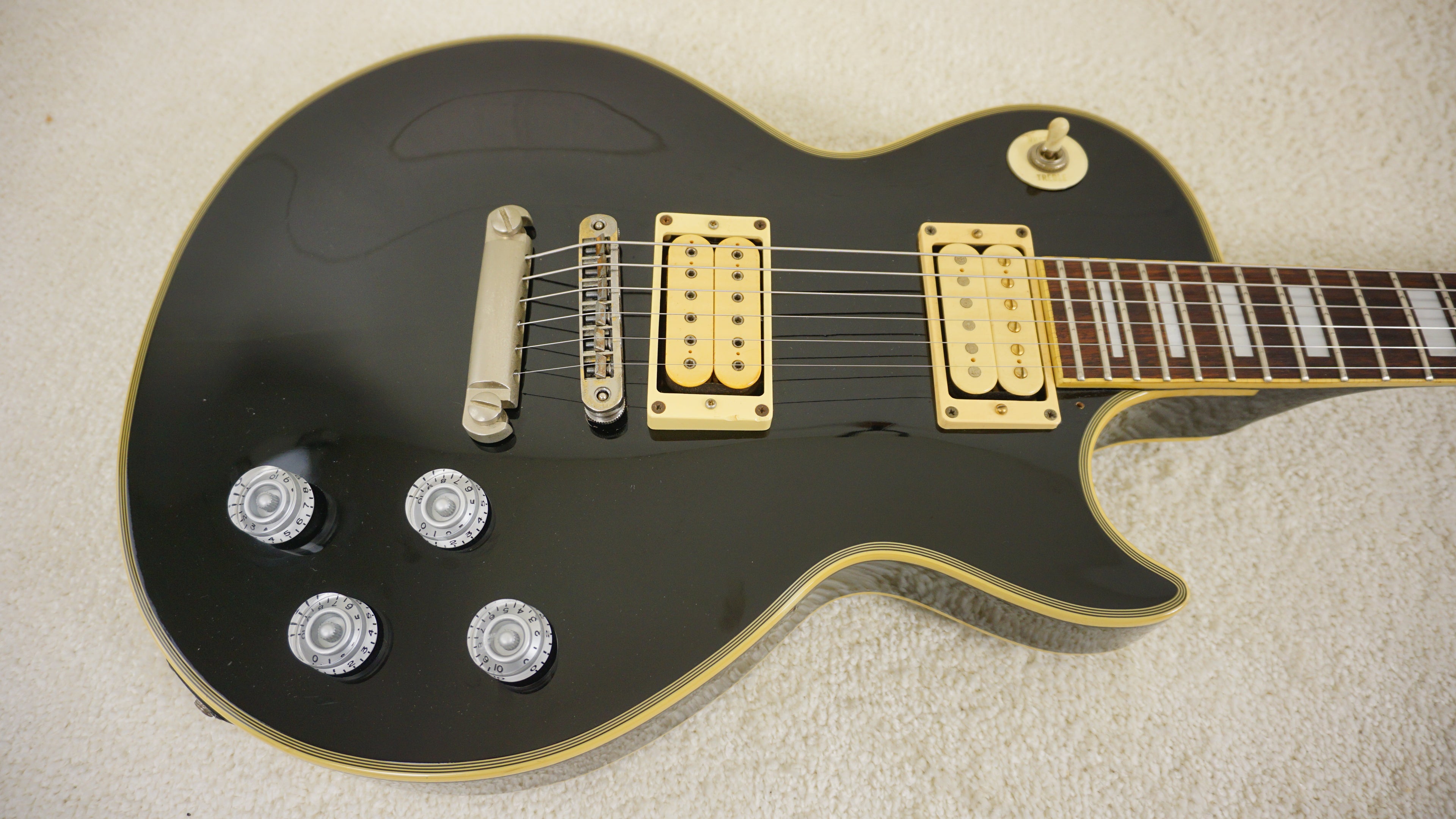 Greco EG Custom Black w/ DiMarzio Bridge Pickup Japan