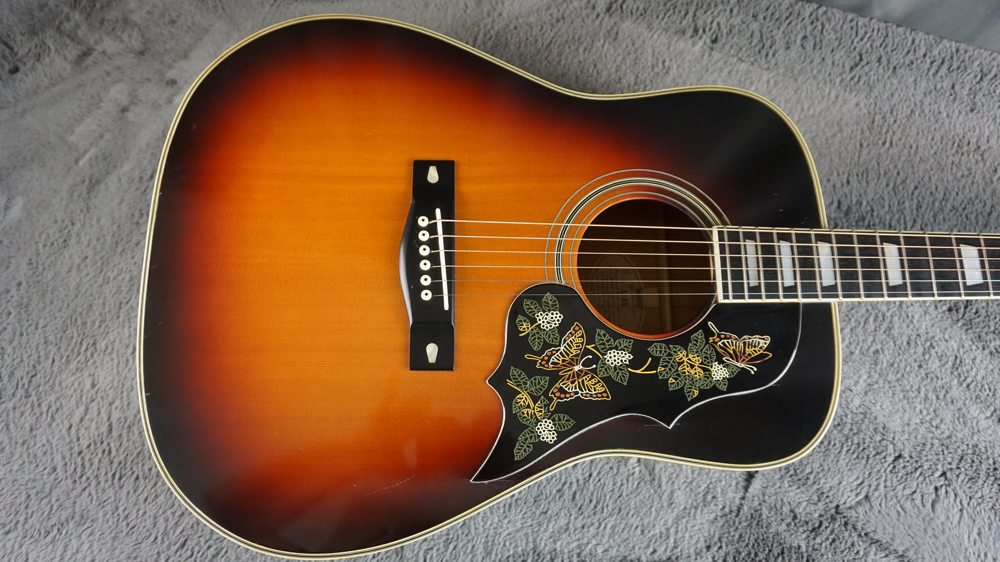 Yamaha L-8S Jumbo Acoustic Guitar MIJ Japan Vintage Sunburst w/ Original Hard Case