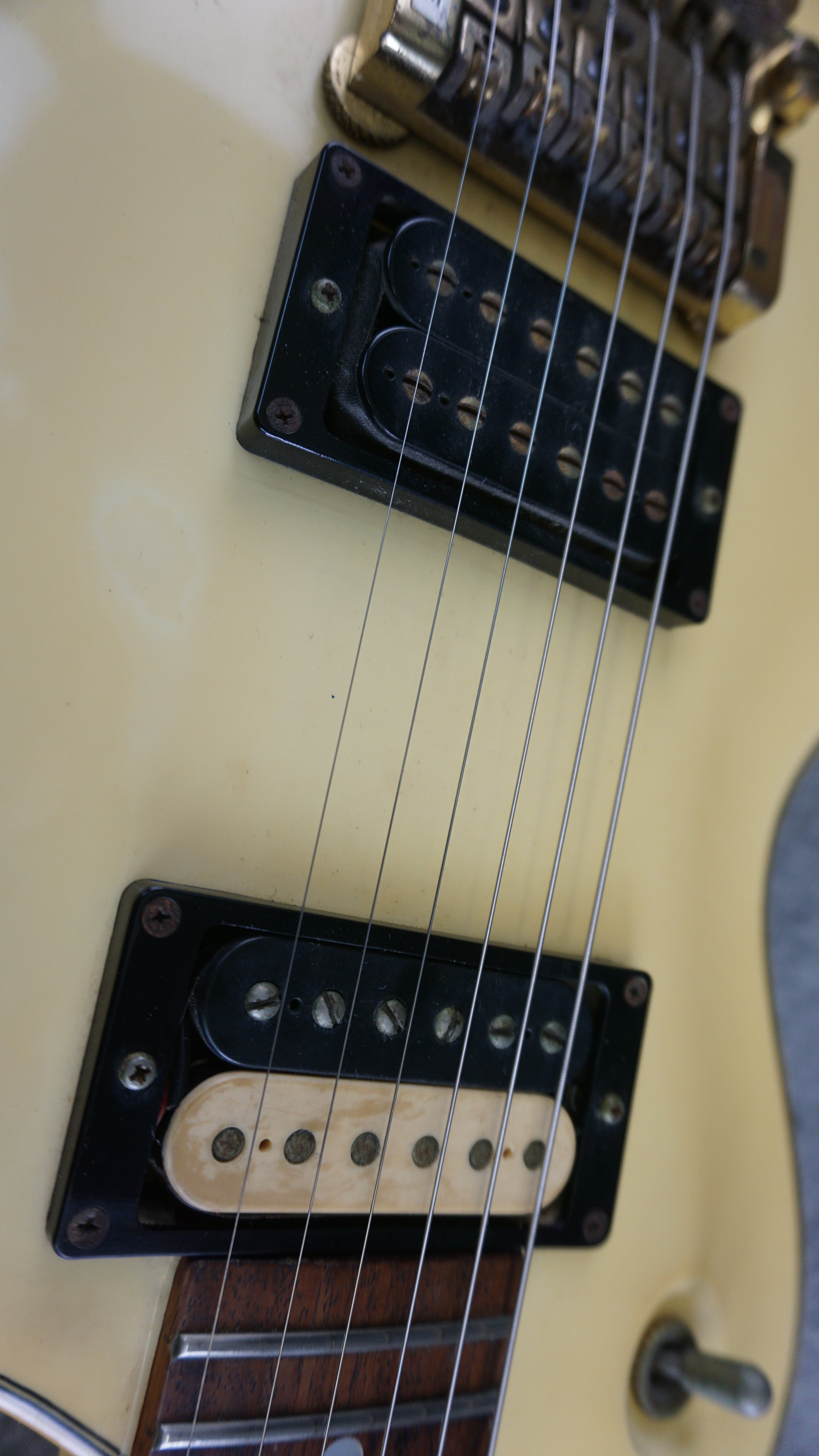 Aria Pro II PE-R80 Made in Japan Electric Guitar Ivory White