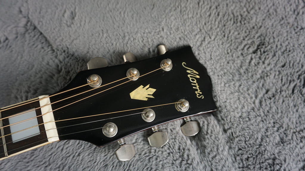 Morris MWH-03-RS MIJ Dreadnought Acoustic Guitar w/ Hard Case