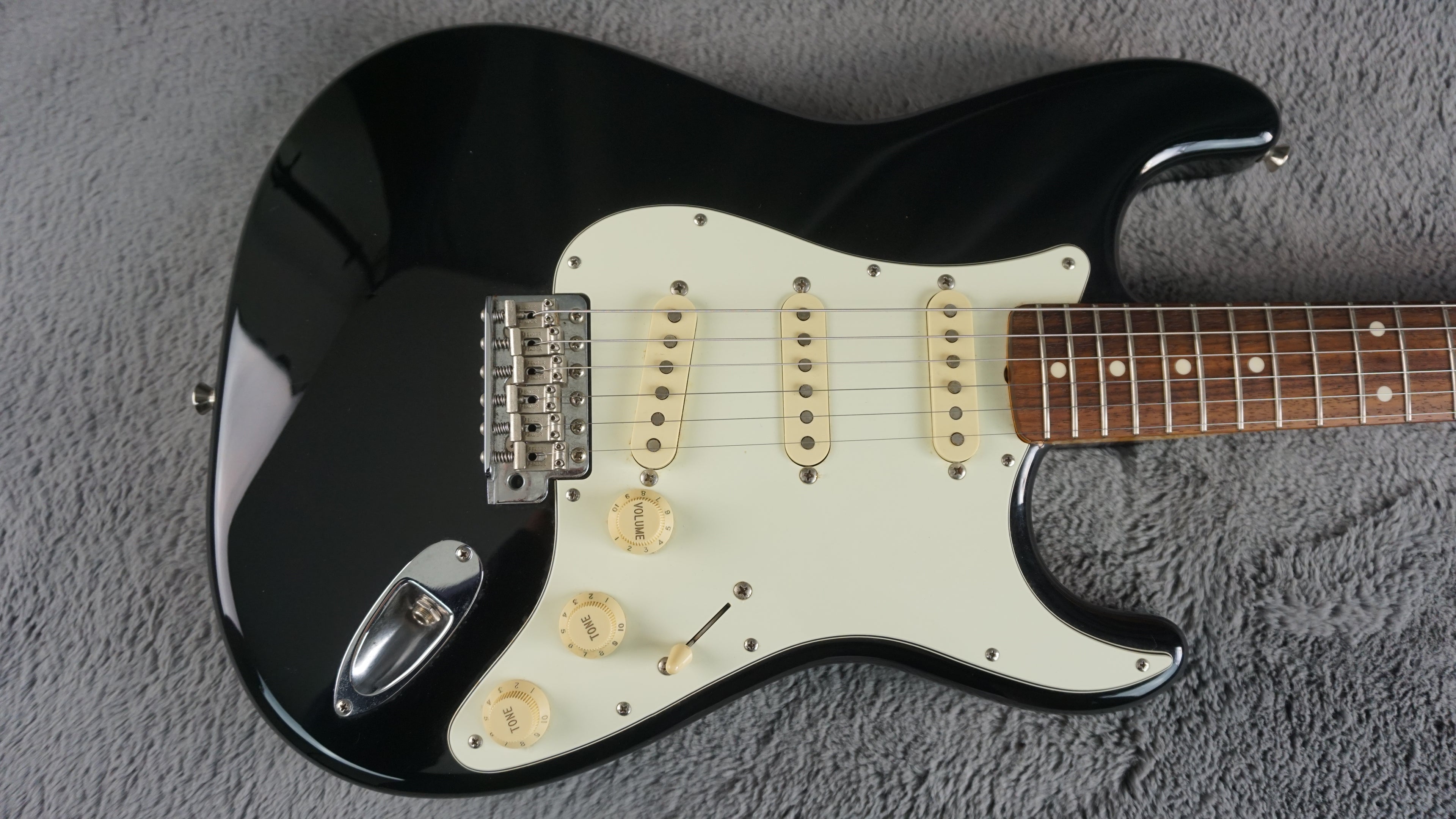 Fender Japan ST62-TX Stratocaster Black Crafted in Japan CIJ 2015 Texas Special Pickups