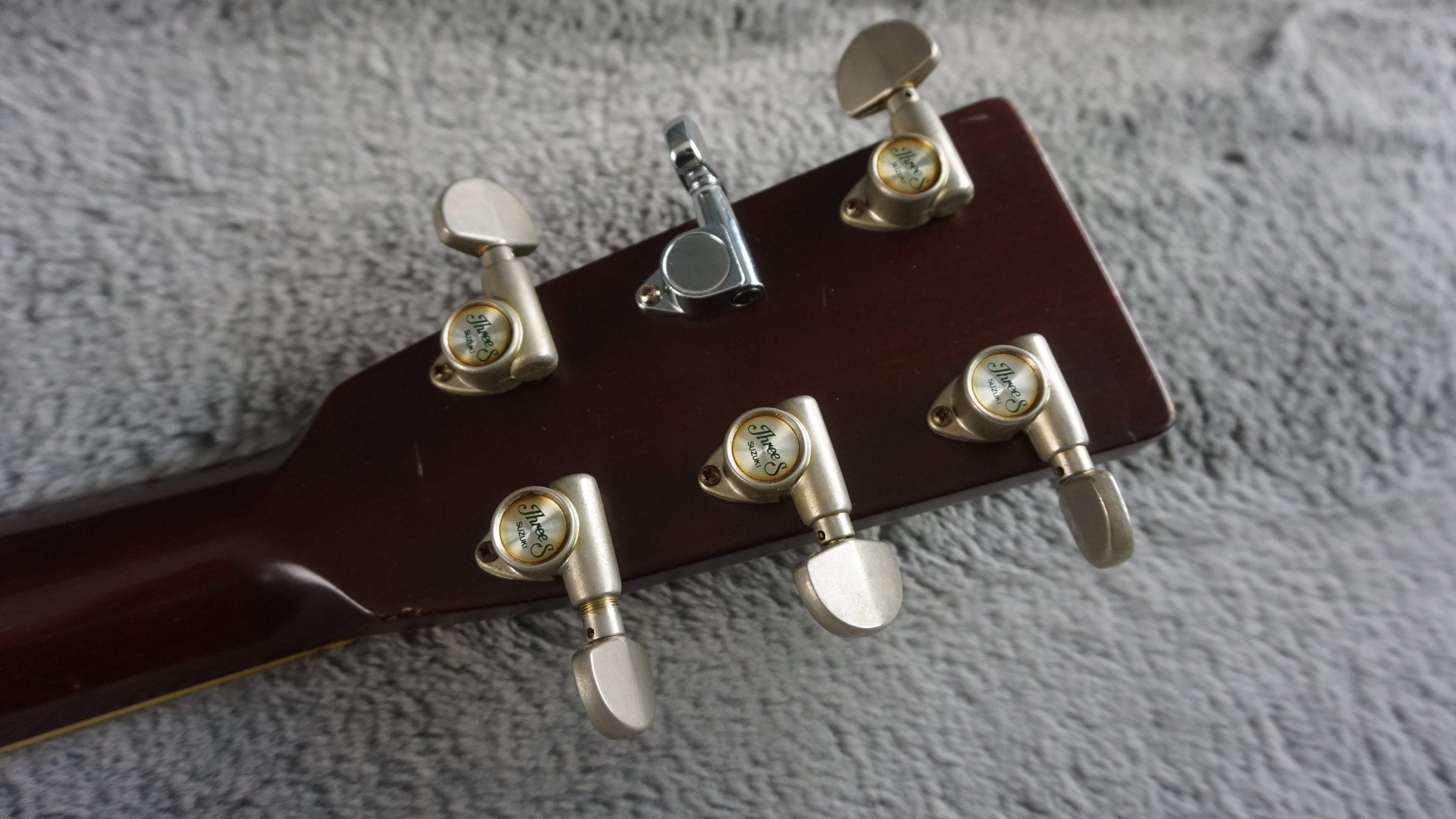 Three S W-300D Vintage Japanese Dreadnought Acoustic Guitar w/ OHSC Nagoya Japan