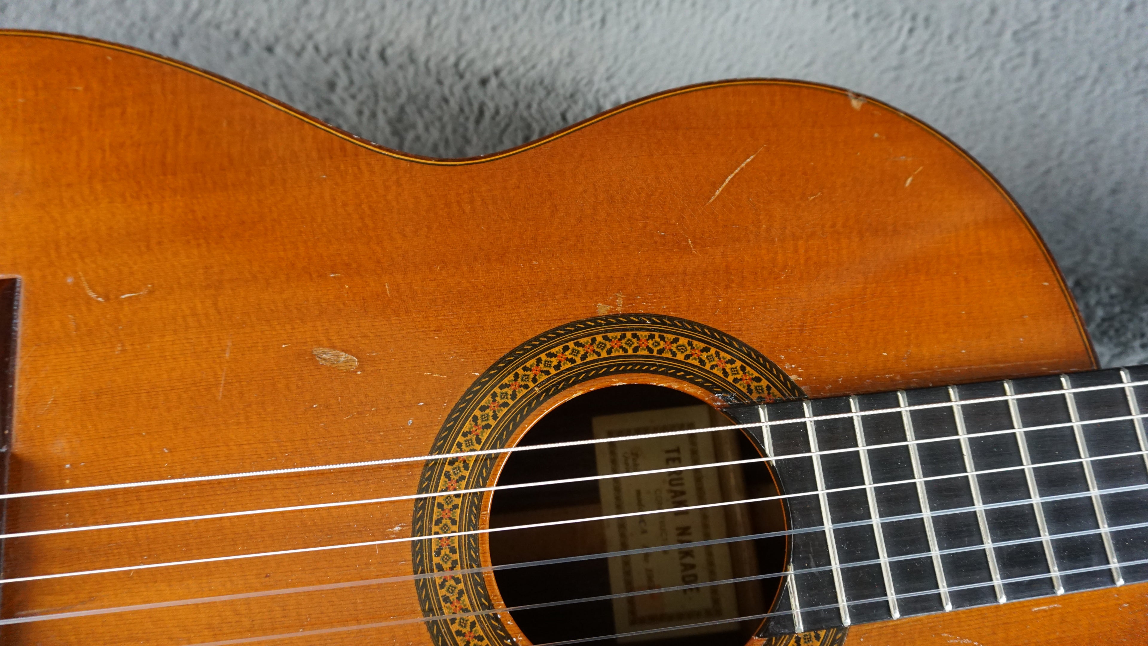 Teruaki Nakade Modelo CA 1969 Japan Classical Guitar